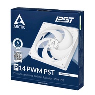 ARCTIC P14 PWM PST 140 mm PWM Fan with Cable Splitter White