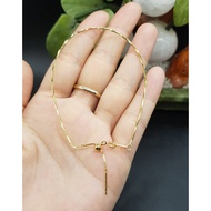 Exquisite Gold bracelets and bangles that can be expanded, have an easily additional bead hole CH224
