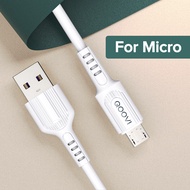 QOOVI 3.1A USB Cable Fast Charging Micro/Type-C/Lightning QC 3.0 Data Cord Quick Charge 3.0 USB C Charger for iPhone 14 Samsung Huawei OPPO VIVO Xiaomi Android Cellphones