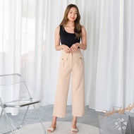 Celebrityy.style CB44 old school กางเกงขายาว เอวสูง ทรงกระบอก