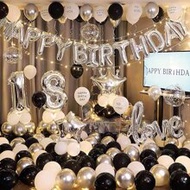 56pcs 18th Birthday Party Decoration Set, Silver Balloon Mix In Latex And Foil Material, Christmas