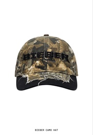 [限時官網預訂❗️] Justin Bieber Skylrk Coachella BIEBER CAMO HAT merch souvenir.  Pre Order - Hoodie / bean