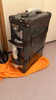 [全新正品] Globe Trotter Caviar Carry-On (2輪箱) 復古英倫 2 wheels overnight luggage 行李箱 Hermes