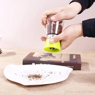 Grinding Pepper Bottle | Seasoning Pepper Salt Spice Pepper Bottle Acrylic Mica Pepper Container Pep