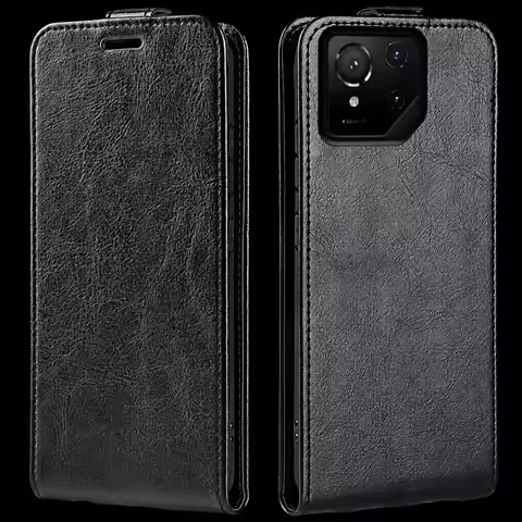 Vertical Flip Leather Cover Case For Asus ROG Phone 9 Pro Zenfone 8 ZS590KS 5 Max Pro M2 ZB631KL ZB6