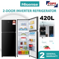Hisense Refrigerator (206L / 240L / 320L / 420L) Inverter 2 Door Fridge RT220N4ABN RT286N4ABN1 RT328