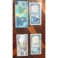 Brunei darussalam old notes 1dollar ringgit ( 4generation 1set 4pcs)