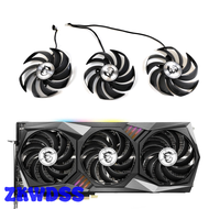 [ZKWDSS] พัดลมระบายอากาศวิดีโอการ์ด MSI GeForce RTX 3060 Ti GAMING Z TRIO 8G (LHR) ดั้งเดิมเหมาะสำหร