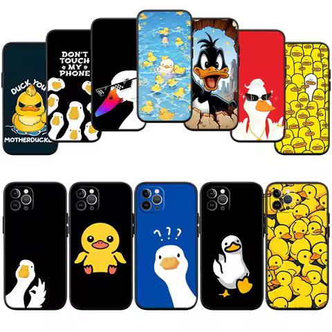 DUCK Cartoon Phone Case for Huawei Mate 20 P Smart+ P20 P30 Lite Pro Y5p Y6p Y6s Y7a Y8p Y8S Y9 Prim