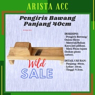 FREE 2 PISAU CADANGAN FLAT GELOMBANG - KAYU JATI ASLI - Alat Iris Bawang / Alat Iris Singkong / Pasr