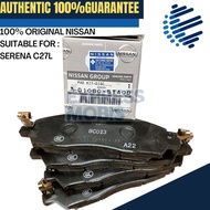 100% ORIGINAL NISSAN FRONT BRAKE PAD D1060-5TA0A / D1060-5TA0B SERENA C27L