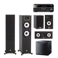 Yamaha RX-V385 + JBL Stage A190 5.1 channel speaker (A130/SW100)