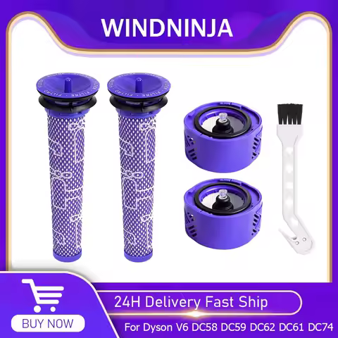 Hepa Post Filters For Dyson V6 DC58 DC59 DC62 DC61 DC74 Animal Absolute Cordless Vacuum Cleaner Repl
