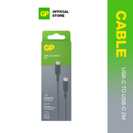 GP Fast Charging Cable (C to C) USB cable  2 Meter 100W Grey Charge & Sync Cable Essentials