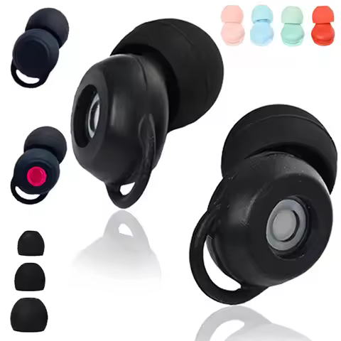 3 Styles Silicone Noise Reducing Earplugs Waterproof Swimming Earplug Reusable Sound Insulation Conc