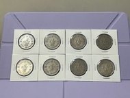 （十角形伍圓76年八枚）香港硬幣英女王伊利沙伯1976年伍元Government of Hong Kong Queen Elizabeth ll 1976 $5