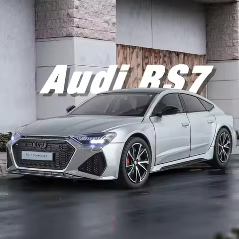 1:24 Audi RS7 Sportback Supercar Die Cast Alloy Car Model Metal Hobby Collections High Simulation Or