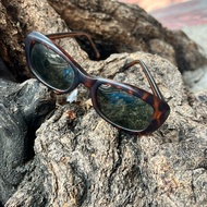 Vintage Glasses From The 90s New Old Work 20 Years (New) Free Size For Thai People Imported Products