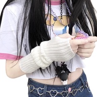 Cute Arm Warmers Kawaii Half Finger Y2K Adorable Accesspties for Teen Girl Glove Gyaru Hip Hop Arm S