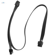 PCIe 8 Pin Male to Dual PCIe 2X 8 Pin (6+2) Male Power Adapter Cable for Seasonic Power Supply 25-In