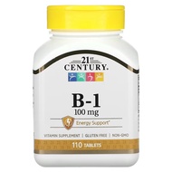 21st Century B1 100mg 110 Tablets Energy Support Vitamin Supplement racepack.sg