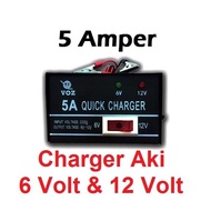 Battery Charger 5A 5Amper 6v 6volt and 12v 12volt 5A 6v 12v