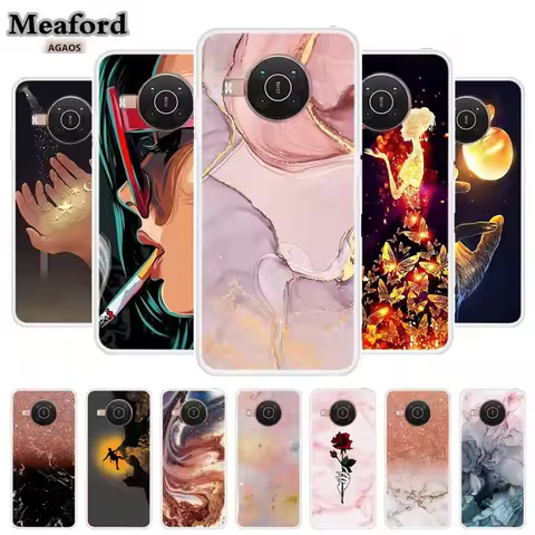 Fashion TPU Soft Silicone Cover Nokia X20 5G Phone Cases for Nokia X20 Transparent Funda for Nokia X