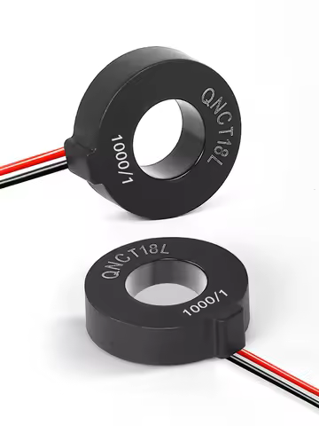 Micro Precision Current Transformer CT Sensor QNCT18L 1000/1 50A/50mA 2000/1 50A 25mA 100A 50mA ac C