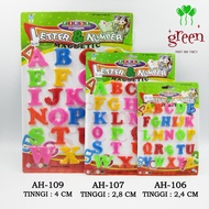 Magnetic numbers Magnetic letters Children's hurf number toys Magnetic letter numbers refrigerator w