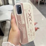Case For OPPO A52 A72 A92 A74 A95 F19 F19s Fashion Trend Phone Shockproof Round And Fat