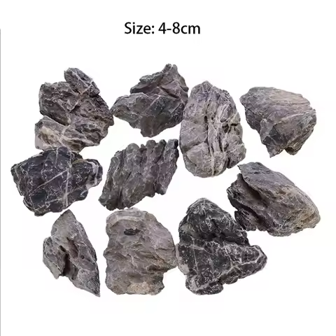 100g 250g 500g Natural Aquarium Decor Stone Rockery Landscaping Fish Tank Great Professional Stone D