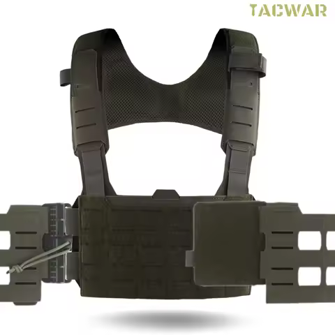 Tactical K Modular Chest Rig with Expansion Kit & Shoulder Straps Marking Fit K-Z Airsoft Placard Ad