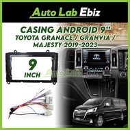 Toyota Granace / Granvia / Majesty 2019-2023 Android Player Casing 9" inch with Socket Toyota