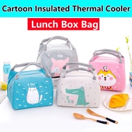 Cooler Lunch Box Portable Insulated Canvas Lunch Bag Thermal Food Picnic Lunch Bags for Women Kids