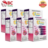 CC calcium & collagen Plus (สูตรใหม่) " 6 กล่อง ส่งฟรี " ซีซี แคลเซียม คอลลาเจน พลัส (10ซอง x6)