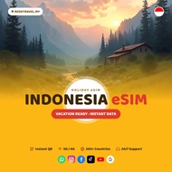 Indonesia eSIM 2GB-20GB & Unlimited Data | Instant QR | High Speed Internet | REDXTRAVEL.MY