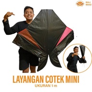 Layangan Cotek Belolong Small - Layangan Cotek Knockdown - Layangan Cotek 1 meter - Layangan bebean 
