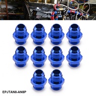 10PCS AN8 Flare Male To AN8 O Ring Boss Adapter AN Fitting ORB Fuel Hose Line Fittings