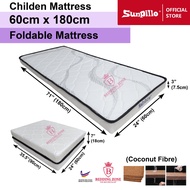 Sunpillo, Children Mattress (Foldable Mattress) (Coconut Fibre) - 60cm x 180cm x 9cm