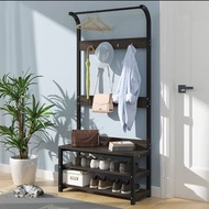 多功能衣帽置物架鞋架掛衣架