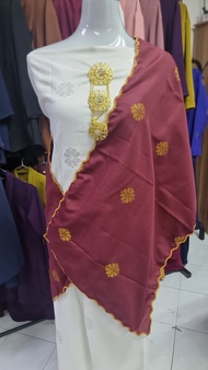 Veil Corak songket cotton 100% muslimah permpuan fesyen selendang songket tenun 2025# veil muslimah
