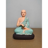 Statue of Saint Monk Sivali sitting holding a bowl 11cm high (receive clearance at the temple)