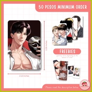 ✒ ☑️ ▩ [5 PCS SET] BJ ALEX WEBTOON MANHWA PC PHOTOCARDS UNOFFICIAL FANMADE LOMO