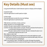 -Tech-LED Music Spectrum Display DIY Kit 16X32 Rhythm Light Clock 8 Kinds Spectrum Mode SMD Solderin