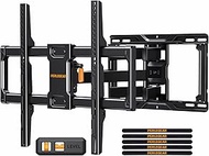 Perlegear UL Listed Full Motion TV Wall Mount for Most 37β82 inch Flat Curved TVs up to 110 lbs, 12β³