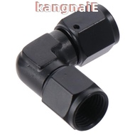 KANGNAI 1pc 6 an 90 Degree Fitting, 90 Degree Black an6 Union Connector,  Line Replacement Female Co