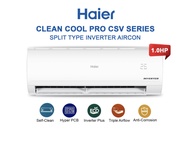 HAIER 1HP HSV09CSV32 SPLIT TYPE INVERTER AIRCON(INSTALLATION NOT INCLUDED)WARRANTY IS COVERED BY INSTALLER
