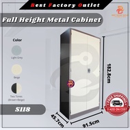 BFO S118 Full Height Metal Cabinet / Almari Besi / Steel Cabinet / Storage Cabinet / Metal Cupboard / Almari Buku