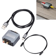 Digital To og Audio Converter รองรับ Bluetooth Optical Fiber Toslink Coaxial สัญญาณ RCA Rl Audio Decoder SPDIF DAC