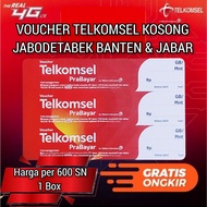 1 box Voucher Telkomsel Kosong Area JABODETABEK dan BANTEN